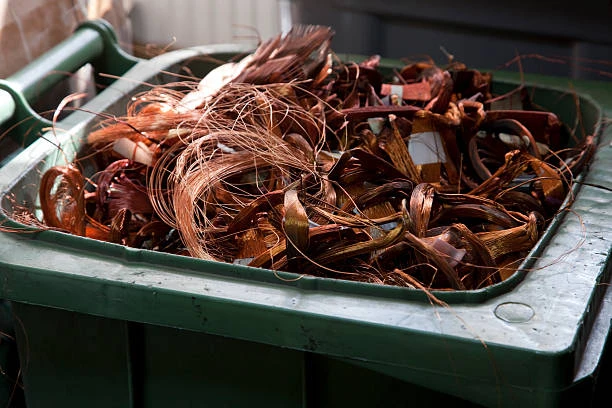 Reciclagem de cobre e alumínio