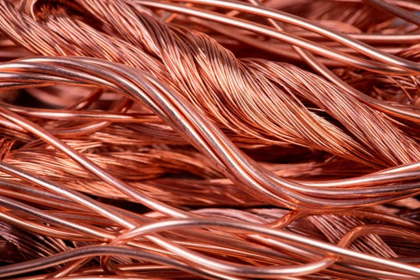 Reciclagem de fios de cobre