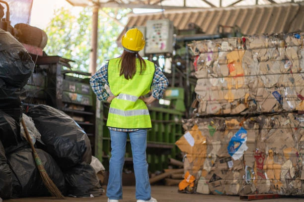 Reciclagem de papel e papelão